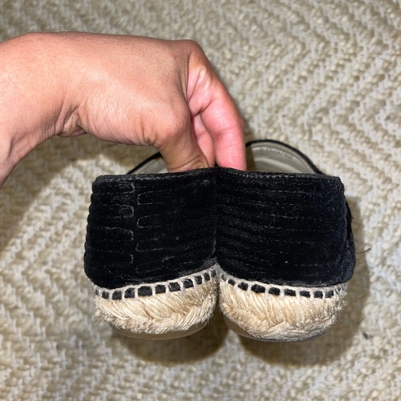 Authentic Black Chanel suede espadrilles. 
Size 7 
Comes with original box - Picture 3 of 5